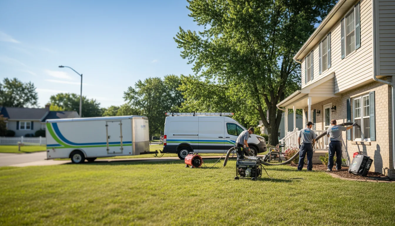 Flooded Basement Restoration And Cleanup With Repair in Hamilton, KS near me